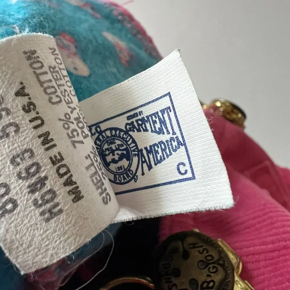 Vintage Oshkosh pink corduroy overalls (18m)